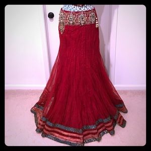 Red Lehenga set